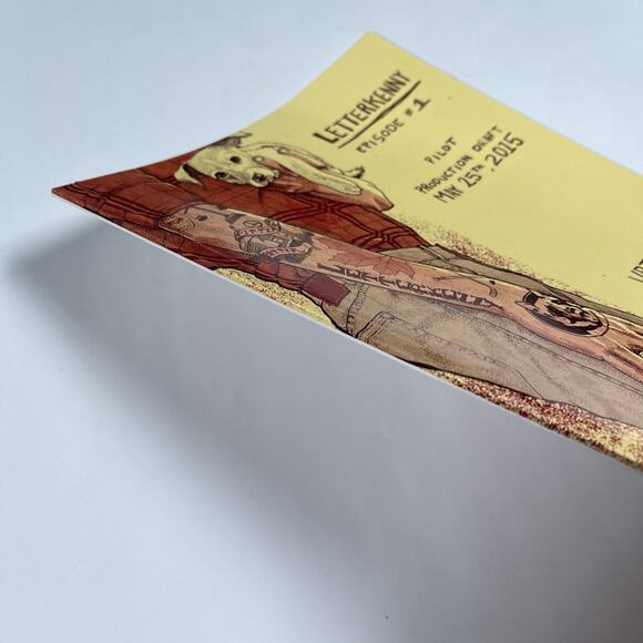 Letterkenny Reproduction Pilot Production Script w/ Facsimile Autographs - Picture 2 of 6